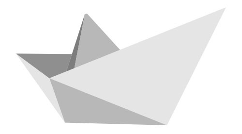 Origami bateau